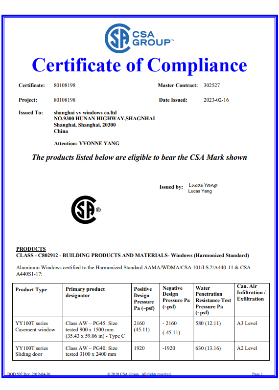 CSA Certification CSA Certification